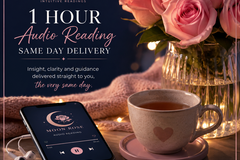 Selling: 1 HOUR AUDIO READING- SAME DAY DELIVERY