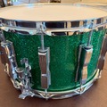 Selling with online payment: LUDWIG 8x14" Coliseum Snare Drum in green sparkle