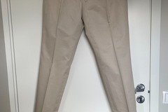 Selling with online payment: [EU][NO US TAX] NWT Cavour beige cotton trousers, size w34