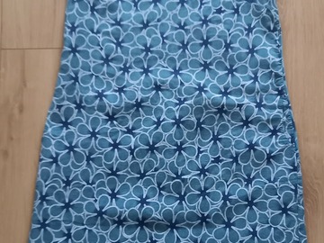 Vente: ROBE BLEU VERTE FILS DORES