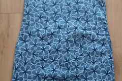 Vente: ROBE BLEU VERTE FILS DORES