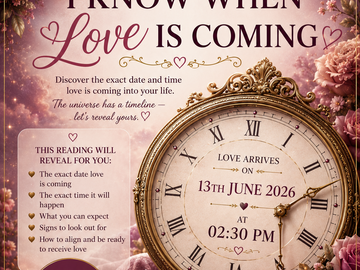 Selling: I KNOW WHEN LOVE IS COMING