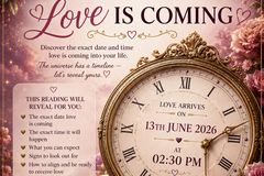 Selling: I KNOW WHEN LOVE IS COMING