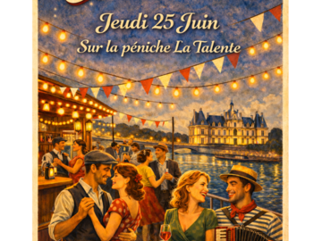 Offering: Soirée Guinguette sur la péniche La Talente 25 juin