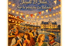 Offre: Soirée Guinguette sur la péniche La Talente 25 juin