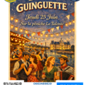 Offre: Soirée Guinguette sur la péniche La Talente 25 juin