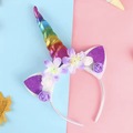 Bulk Lots: 18 Pcs Unicorn Headbands Glitter Unicorn Horn Headband