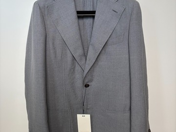 Selling with online payment: [EU][NO US TAX] NWT Suitsupply grey s130 unconstructed jacket 38R