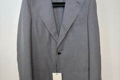 Selling with online payment: [EU][NO US TAX] NWT Suitsupply grey s130 unconstructed jacket 38S