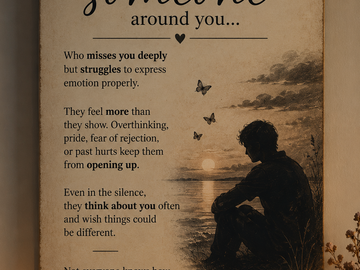 Selling: Who misses you but struggles to express it reading 