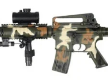 Selling: Double Eagle M83 Camo A2 Electric Airsoft Rifle 37"  Battery + Ch
