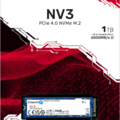 Selling: Kingston NV3 M.2 NVMe Gen 4 sisäinen SSD muisti (1 TB)