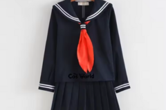 Selling with online payment: Hell Girl Jigoku Shoujo Black Sailor Uniform Seifuku Long Sleeve
