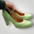 Selling: KATE SYLVESTER x G&L handmade pumps in mint green / 40