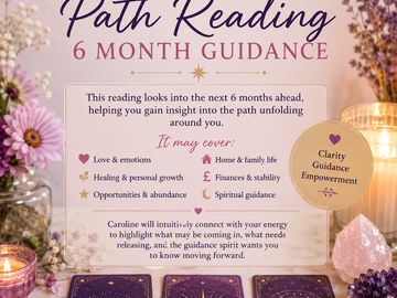 Selling: Bank Holiday deal  - 6 months Path Reading  