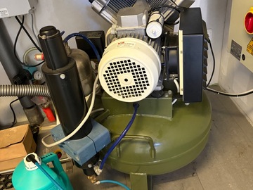 Gebruikte apparatuur: Cattani compressor 