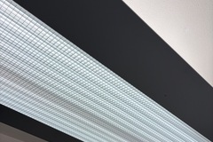Gebruikte apparatuur: Plafond verlichting met daglichtlampen