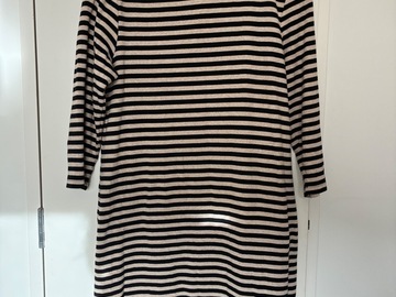 Selling: Sylvester striped dress with zip neck