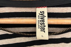 Selling: Sylvester striped dress with zip neck