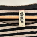 Selling: Sylvester striped dress with zip neck
