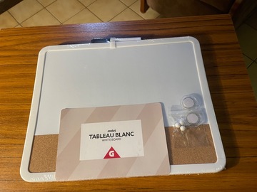 Selling: Tableau blanc 34cm/27cm