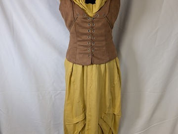 Selling with online payment: Linen Renaissance faire peasant costume