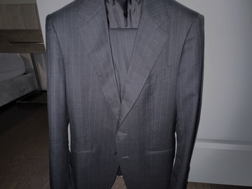 Selling with online payment: SuitSupply Milano Slim Fit Pinstripe Suit