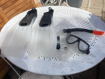 Selling: Palme LAGON Snorkeling taille 45/46 + masque et tune