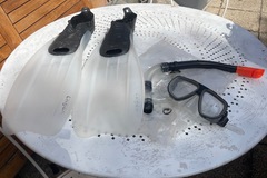 Selling: Palme LAGON Snorkeling taille 45/46 + masque et tune