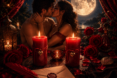 Selling:   Triple Deal – Full Moon Candle Spell, Reading & Erotic Letter