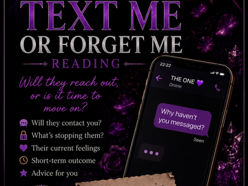 Selling: Text Me or Forget Me reading