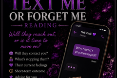Selling: Text Me or Forget Me reading