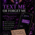 Selling: Text Me or Forget Me reading