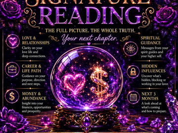 Selling: Violet Noir Signature reading- in depth topic of choice