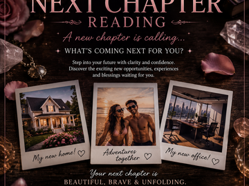 Selling: THE NEXT CHAPTER- ONLY 3 AVAILABLE