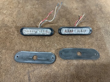 Selling with online payment: Split Color Red/Blue Whelen T-Ions Surface Mount 
