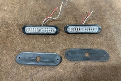 Selling with online payment: Split Color Red/Blue Whelen T-Ions Surface Mount 
