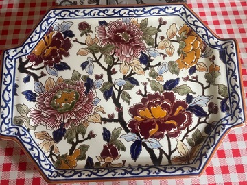 Vente: Plat GIEN modèle PIVOINE 37cm