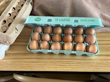 Selling with In-person Payment: Fresh chicken eggs