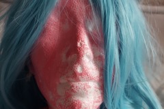 Selling with online payment: Wavy Light Blue Wig
