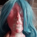 Selling with online payment: Wavy Light Blue Wig
