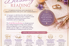 Selling: THE BRIDAL BLESSING AND READING 