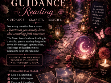 Selling: THE MOON ROSE GUIDANCE READING