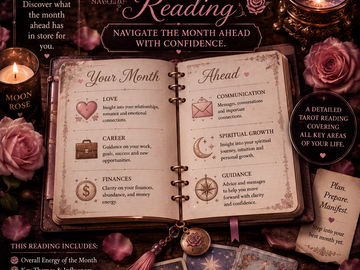 Selling: YOUR MONTH AHEAD- MONTHLY FORECAST READING