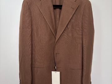 Selling with online payment: [EU][NO US TAX] NWT Suitsupply tobacco linen Roma blazer, 38R