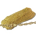 Bulk Lots: 150 pcs-2.4mm 14kt Gold Finished D/C Rope Chain 21"-$0.79 pc 