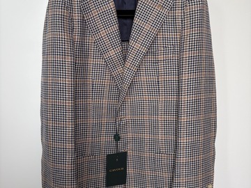 Selling with online payment: [EU][NO US TAX] NWT Cavour checked summer jacket, size 38R
