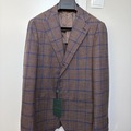 Selling with online payment: [EU][NO US TAX] NWT Cavour brown overcheck summer jacket, 38R