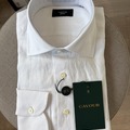 Selling with online payment: [EU][NO US TAX] NWT Cavour Sartoria white linen shirt, size 15.75
