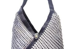 Sale retail: FLORA  Gris clair bordé Gris foncé